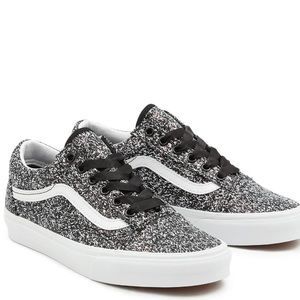 Vans Old Skool Shiny Party Sneakers in Black